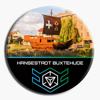 Hansekogge - Die Kogge ist ein typisches Symbol der Hanse Handelsgesellschaft. Dieser Schiffstyp konnte mit einer kleinen Besatzung viele Waren transportieren. Die Kogge ist im Maßstab 1:3.